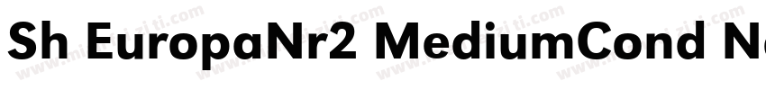 Sh EuropaNr2 MediumCond Nor字体转换